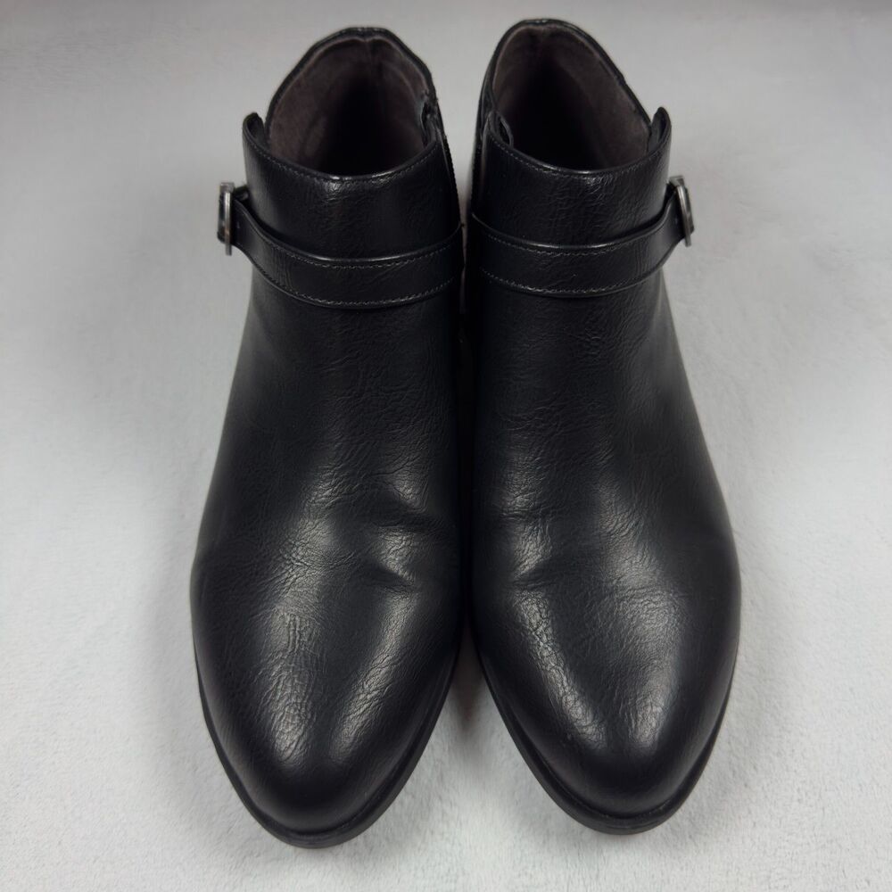 Life Stride Alexander Black Monster Ankle Zip Size 10 Medium New